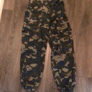 Camo cargo pants